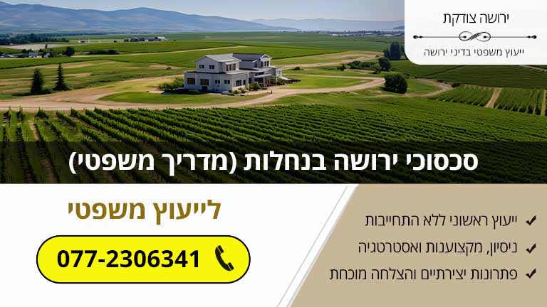 סכסוכי ירושה בנחלות (מדריך משפטי) סכסוכי ירושה בנחלות (מדריך משפטי)